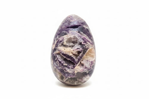 Amethyst Geode Egg for Healing and Decor