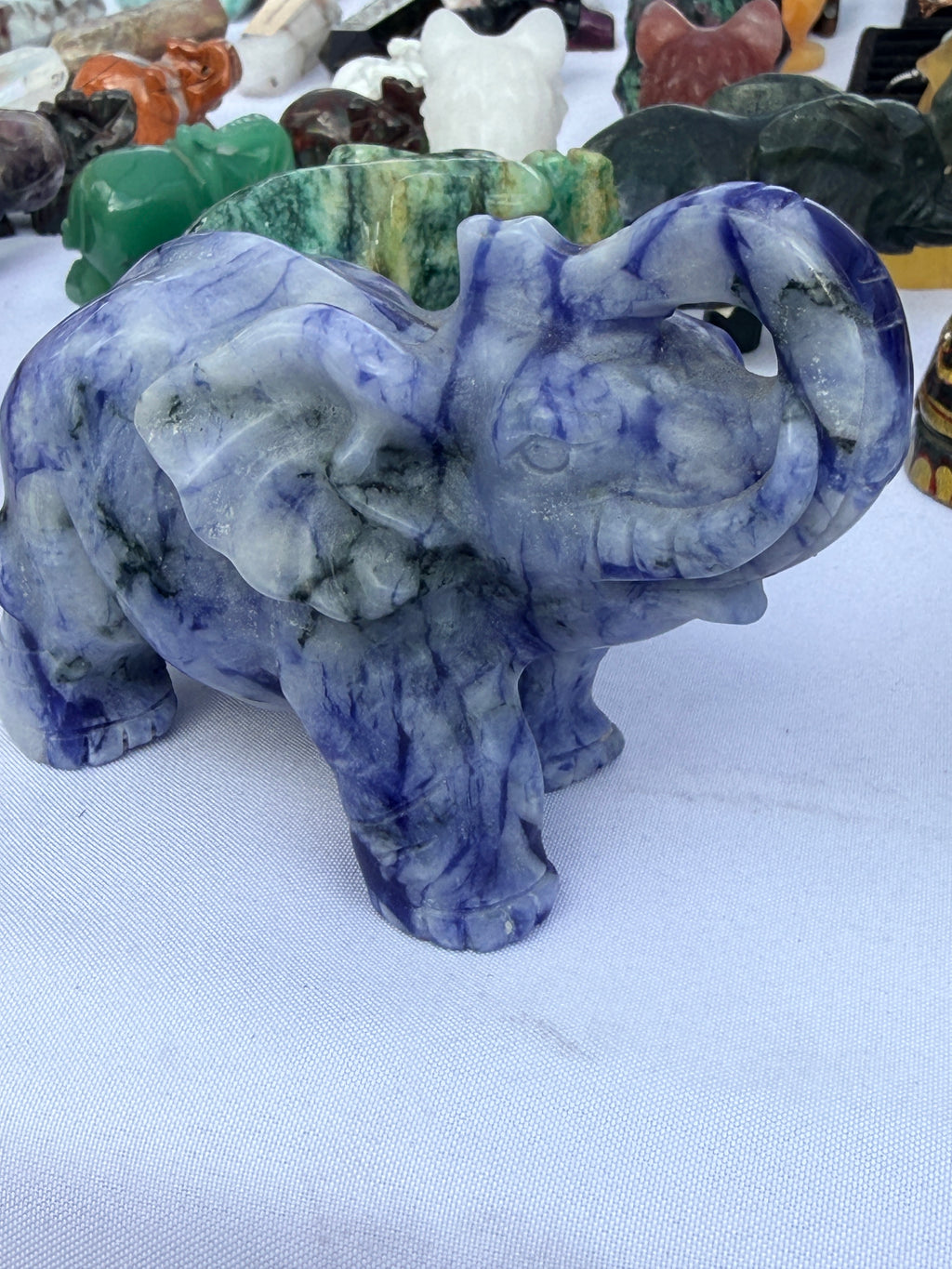 UV Sodalite Crystal for Spiritual Healing and Stress Relief