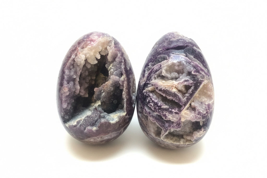 Amethyst Geode Egg for Healing and Decor