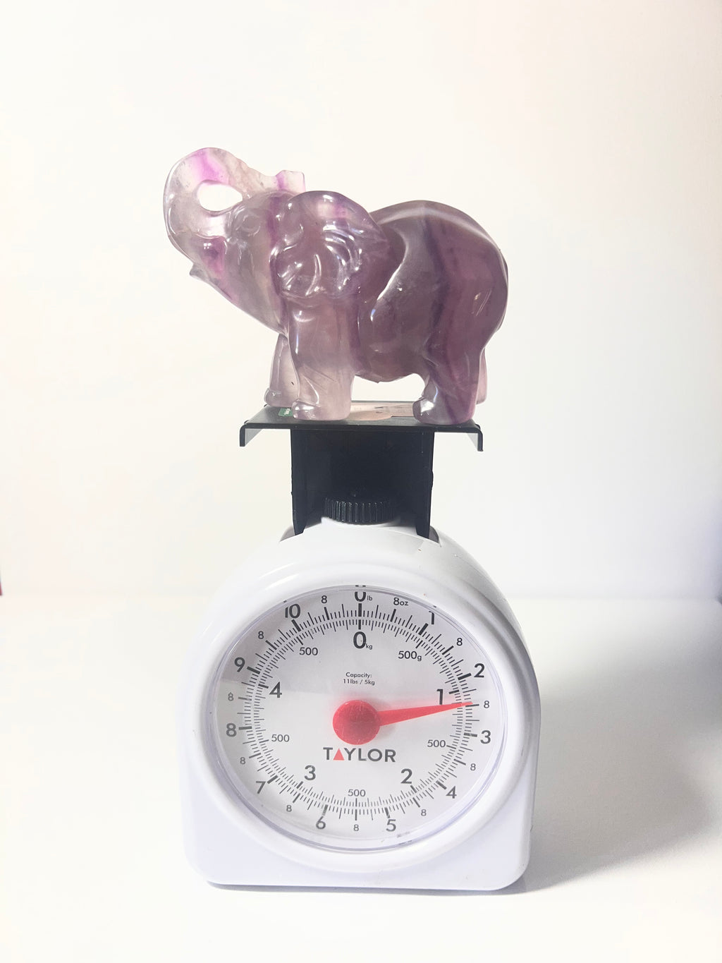 Fluorite Elephant - Stunning Crystal Decor for Positive Energy and Healing