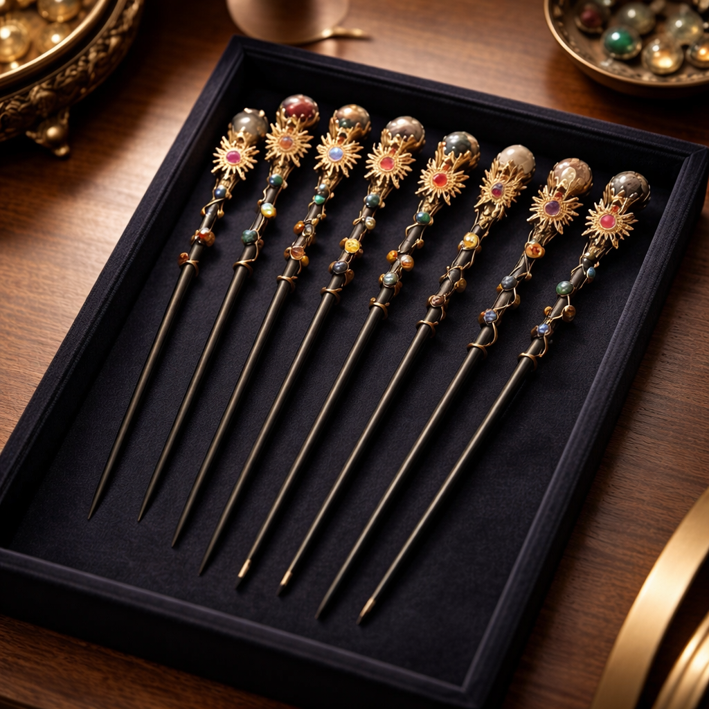 Crystal Healing Wands for Energy Alignment and Reiki Therapy