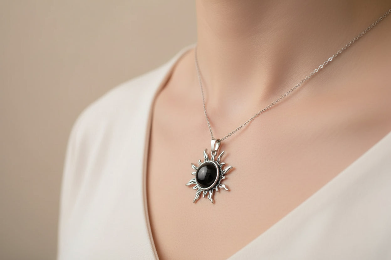 Crystal Sun Necklaces for Radiant Style and Energy