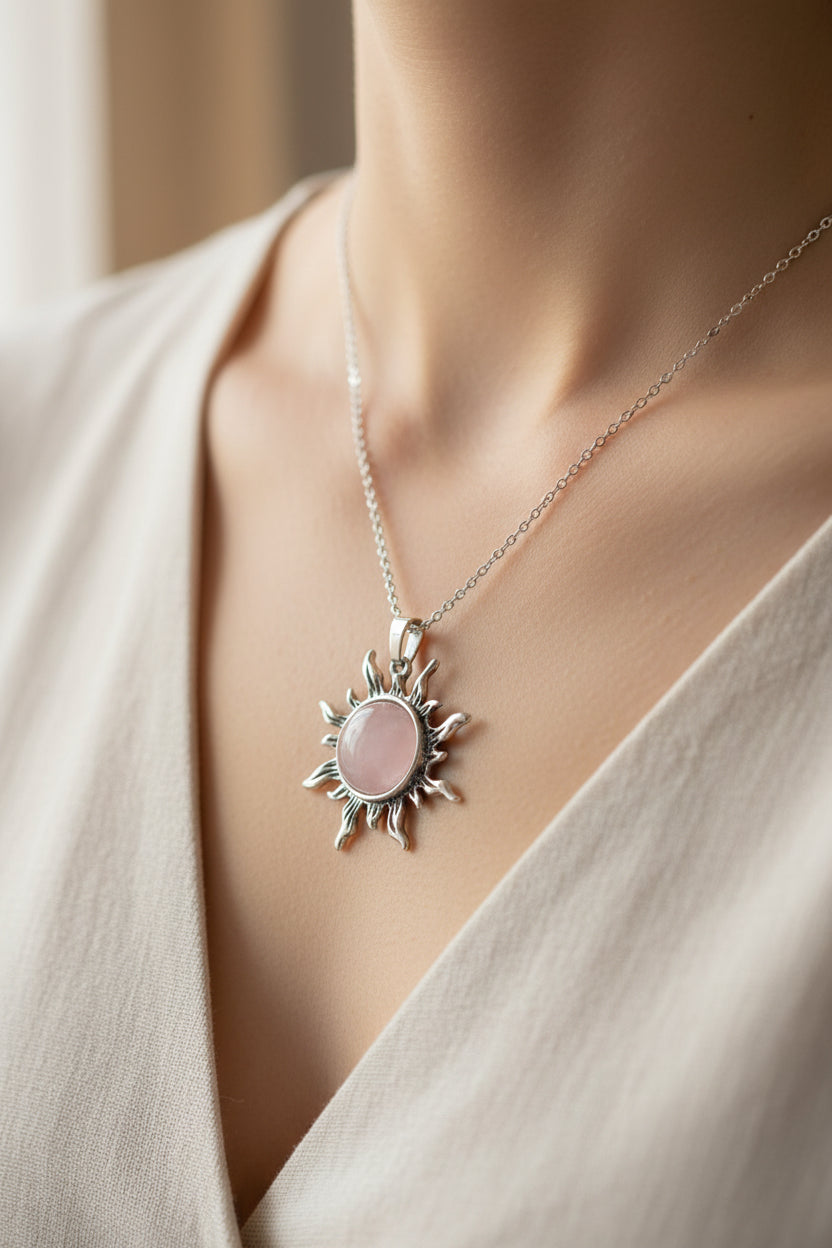 Crystal Sun Necklaces for Radiant Style and Energy