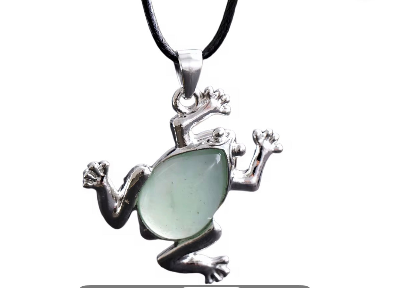 Frog Crystal Pendant - Elegant Jewelry for Nature Lovers