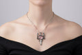 Crystal Sword Necklace - Elegant Gemstone Pendant for Unique Style