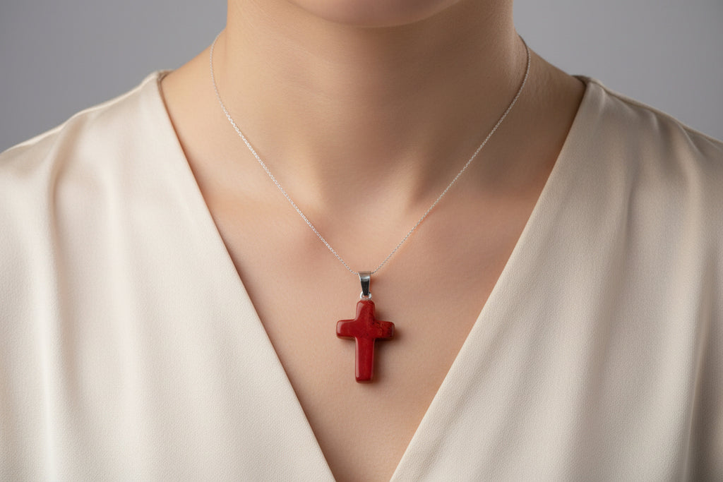 Crystal Cross Pendant - Elegant Crystal Jewelry for Faith and Style