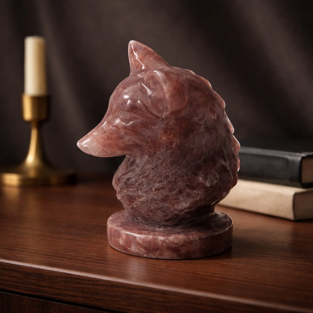 Wolf Head Strawberry Quartz: Mystical Gemstone for Spiritual Clarity and Energy Alignment