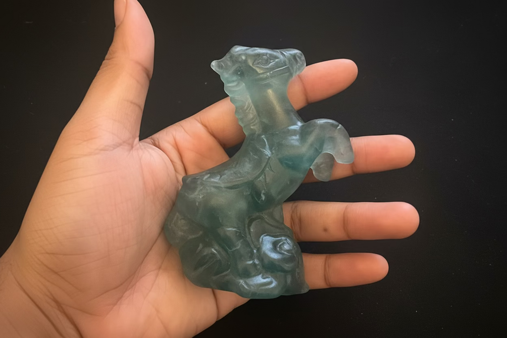 Green Fluorite Healing Gemstone - Energy Cleansing and Stress Relief Crystal