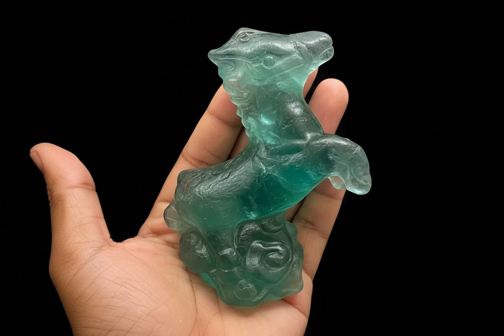 Green Fluorite Healing Gemstone - Energy Cleansing and Stress Relief Crystal